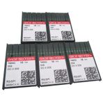 GROZ-BECKERT CKPSMS'de İğne Şeffaf Plastik kutu-50 ADET DOX558 İğne Uyumlu/Adler Marka 558 Brother Marka B980 JUKI Marka MEB-3200 Düğme Açma Makinesi (İğne Boyutu: 12/80)
