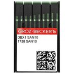 Groz Beckert DBX1 SAN10 8/60 100 Adet Düz Makine İnce Dip Dikiş İğnesi