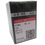 GROZ-BECKERT İğne - 100 ADET Groz-Beckert 134R 135X5 DPX5 FFG/SES Nokta İğneleri CKPSMS Şeffaf Plastik Kutuda Birçok Endüstriyel Dikiş Makinesi için (İğne Boyutu: DPX5 21/130)