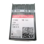 GROZ-BECKERT İğne CKPSMS Şeffaf Plastik Kutuda - 100 GROZ-BECKERT Dikiş İğnesi 135X5 DPX5 Birçok Boyut (DPX5 16/100)
