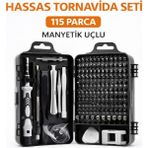GRP Nova 115 Parça Manyetik Uçlu Hassas Tornavida Seti