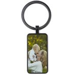grr Kişiselleştirilmiş Fotoğraf Kolye Özel Dikdörtgen Anahtarlık, Bebeğinizin Fotoğrafı Çocuğunuz Anne Baba Büyükanne ve Büyükbaba Sevilen Hediye Aile (1,19 x 38 mm)