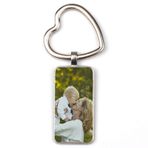 grr Kişiselleştirilmiş Fotoğraf Kolye Özel Dikdörtgen Anahtarlık, Bebeğinizin Fotoğrafı Çocuğunuz Anne Baba Büyükanne ve Büyükbaba Sevilen Hediye Aile (3,19 x 38 mm)