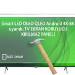 Grundig 55 Gq 700a Tv Ekran Koruyucu - Grundig 55" İnç 139 Ekran Qled Tv Ekran Koruyucu 55gq700a