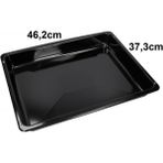 Grundig Fırın Tepsisi 46,2 x 37,3 cm Ankastre Emaye Derin Tepsi Siyah 219440105