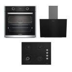 Grundig GEBD 12302 B - GDSP 2474 BB - GIGL 622410 Siyah 3'lü Ankastre Set