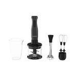 GRUNDIG HBS 4421 G Cam Hazneli Blender Set siyah
