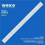 Grundig Led39ahe2100 39'' 3 Adet Tv Led Bar (Tvnizi Açıp İçindeki Led Barla Birebir Aynısı Olduğunu Görmeden Almayınız. Sonrasında İade Al