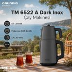 Grundig Tm 6522 A Dark Inox Çay Makinesi - Gri - Siyah