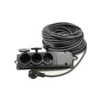 Grup Priz, 3'lü, 30 M, 3x1.5 mm Ttr Kablo, Topart 01559 - Beyaz