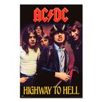 Grupo Erik AC DC Highway To Hell Poster - 91,5 x 61 cm - Rulo halinde gönderim - Havalı Poster - Sanat Posteri - Poster ve Baskılar - Duvar Posteri
