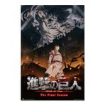 Grupo Erik Attack On Titan Assault Poster - 35,8 x 24,2 inç - Rulo halinde gönderim - Havalı Poster - Sanat Posteri - Poster ve Baskılar - Duvar Posteri