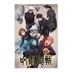 Grupo Erik Jujutsu Kaisen Jujutsushi Poster - 35,8 x 24,2 inç - Rulo halinde gönderim - Havalı Poster - Sanat Posteri - Poster ve Baskılar - Duvar Posteri