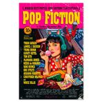 Grupo Erik Pop Fiction Poster - 91,5 x 61 cm - Rulo halinde gönderim - Havalı Poster - Sanat Posteri - Poster ve Baskılar - Duvar Posteri