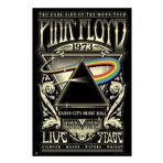 Grupo Erik Poster Pink Floyed The Dark Side of the Moon Tour 1973 Sanat Baskısı - Oturma Odası veya Dekorasyon Yatak Odası - Dekorasyon Odası - Boyut 61 x 91 - Resmi Pink Floyed Fan Ürünü