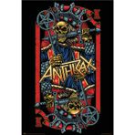 Grupo Erik resmi Anthrax Evil Kings posteri – 91 x 61,5 cm – rulo halinde gönderilir – havalı poster – sanat posteri – poster ve baskılar – duvar posteri