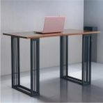 Grus Çalışma Masası - 60X120X75 - Atlantik Çam - Siyah