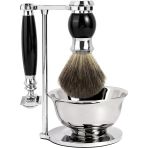 Gruttı Erkekler İçin Tıraş Seti, Erkekler İçin 4'Ü 1 Arada Tıraş Seti, Tıraş Makinesi Standı, Tıraş Fırçası, Tıraş Kasesi, Tıraş Bıçağı Sapı, Erkekler İçin Islak Tıraş Seti Dahil
