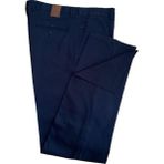 Gruva Erkek Regular Fit Normal Kesim Likralı Esnek Rahat Mevsimlik Gabardin Keten Pantolon - 48 - Lacivert