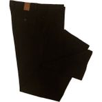 Gruva Erkek Regular Fit Normal Kesim Likralı Esnek Rahat Yüksek Bel Mevsimlik Gabardin Keten Pantolon - Siyah - 46