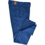 Gruva Erkek Regular Fit Normal Kesim Likralı Esnek Rahat Yüksek Bel Tensel İnce Yazlık Kot Pantolon - 46 - Mavi