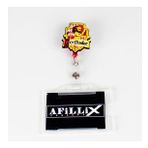 Gryffindor Tasarım Ahşap Yoyo Yaka Kartı Aksesuarı Şeffaf Kart Koruyucu Hediyeli