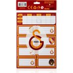 Gs Store 463643 Galatasaray Okul Etiketi Ders Programlı 3 Yaprak 25*12