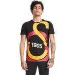 GS Store E88153 Galatasaray Büyük Logolu Tee Siyah Erkek T-shirt