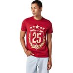 GS Store Galatasaray 25 Şampiyonluk T-Shirt E251351-2 - Kırmızı