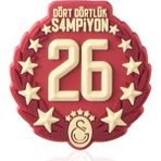 Gs Store Galatasaray 26. Şampiyonluk Magnet U261172 - Kırmızı - Standart