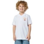 Gs Store Galatasaray 5 Yıldız Klasik Logo Polo Çocuk T-Shirt C251403 - Beyaz - 5 - 6 Yaş