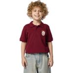 Gs Store Galatasaray 5 Yıldız Klasik Logo Polo Çocuk T-Shirt C251403 - Bordo - 11 - 12 Yaş
