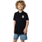 Gs Store Galatasaray 5 Yıldız Klasik Logo Polo Çocuk T-Shirt C251403 - Siyah - 9 - 10 Yaş