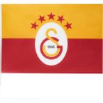 Gs Store Galatasaray 5 Yıldızlı Klasik Elde Sallama Bayrak 100X150CM U251384 - Sarı - Kırmızı - Standart