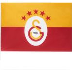 GS Store Galatasaray 5 Yıldızlı Klasik Elde Sallama Bayrak 150*200cm U251386 - Sarı - Kırmızı - Standart