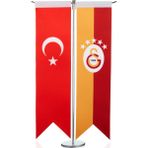 Gs Store Galatasaray 5 Yıldızlı T Masa Bayrağı U251479 - Standart
