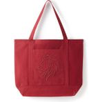 Gs Store Galatasaray Aslan Logolu Gabardin Bez Torba Çanta 48*38CM U251333 - Bordo - Standart