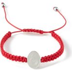 Gs Store Galatasaray Çelik Logo Makrome Bileklik U252273 - Kırmızı - Standart