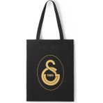 Gs Store Galatasaray Gs Logolu Gabardin Bez Torba Çanta 35*40CM U251332 - Siyah - Standart