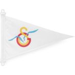 Gs Store Galatasaray Martı Üçgen Tekne Bayrağı 30*45CM U252286 - Beyaz - Standart