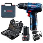 Gsr 120 Li Darbesiz 2 Ah Tek Akülü Vidalama Ve Bosch V-line 103 Parça Delme Ve Vidalama Seti