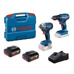 Gsr 185-Li + Gds 18V-350 2X5.0 Ah Gal 18V-40 L-Case Çanta