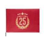 Gsstore Galatasaray 25 Şampiyonluk Elde Sallama Yatay Bayrak 50x75cm U251355