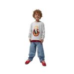 GSStore Galatasaray Çocuk Ata Sweatshirt C251282, Gri, 9-10 Yaş