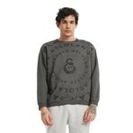 GSSTORE Galatasaray Erkek Sweatshırt E232042 Asit Yıkama M