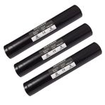 GSUIVEER 75175 Şarj Edilebilir Pil 3.6V 1800mAh Ni-CD Streamlight Stinger 75175 75375 75300 75500 75810 76000 76300, PolyStinger, Pelican M9, FL126 El Feneri ile Uyumlu (3'lü Paket 751755 Pil)