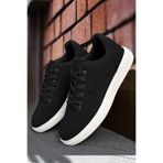 GT Ayakkabı 6 cm Boy Uzatan Gizli Topuk Siyah Jean Erkek Spor Ayakkabı GTjean030