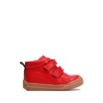 GT08 Kifidis-Kids İlk Adım Unisex Çocuk Deri Ayakkabı 20-25 Kırmızı 22-23