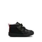 GT08 Kifidis-Kids İlk Adım Unisex Çocuk Deri Ayakkabı 20-25 Siyah 22-23