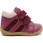 GT12-V2 Kifidis-Kids Ilk Adım Erkek Çocuk Deri Ayakkabı 19-25 - Bordo